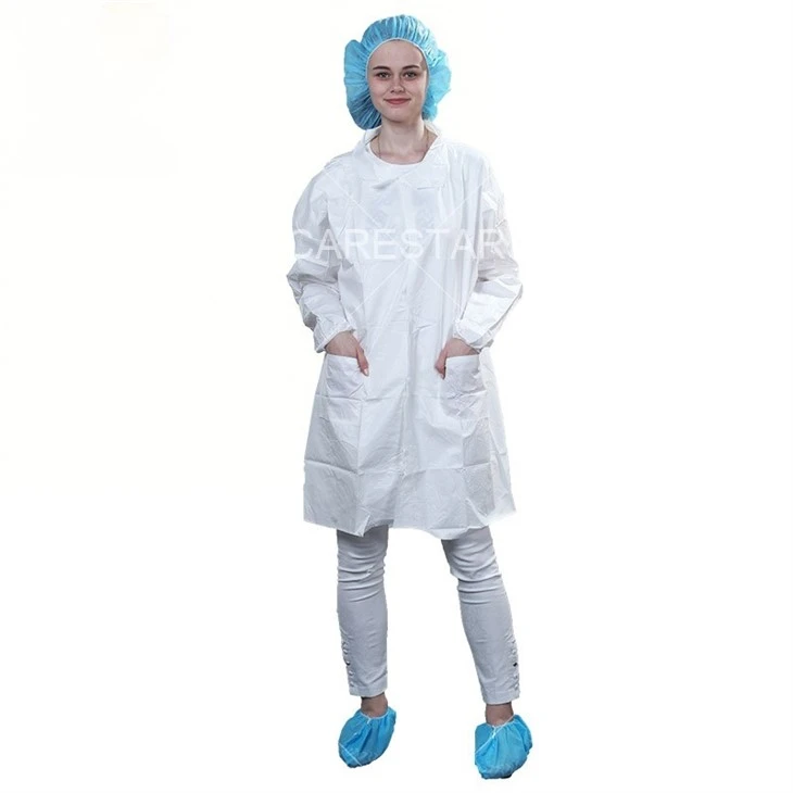 Casaco de laboratório microporoso